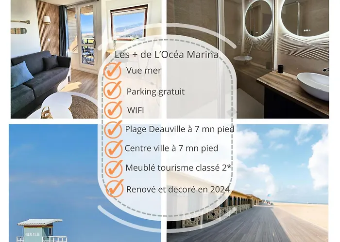 Ocea Marina Appartement Vue Mer Refait A Neuf Avec Parking Privatif